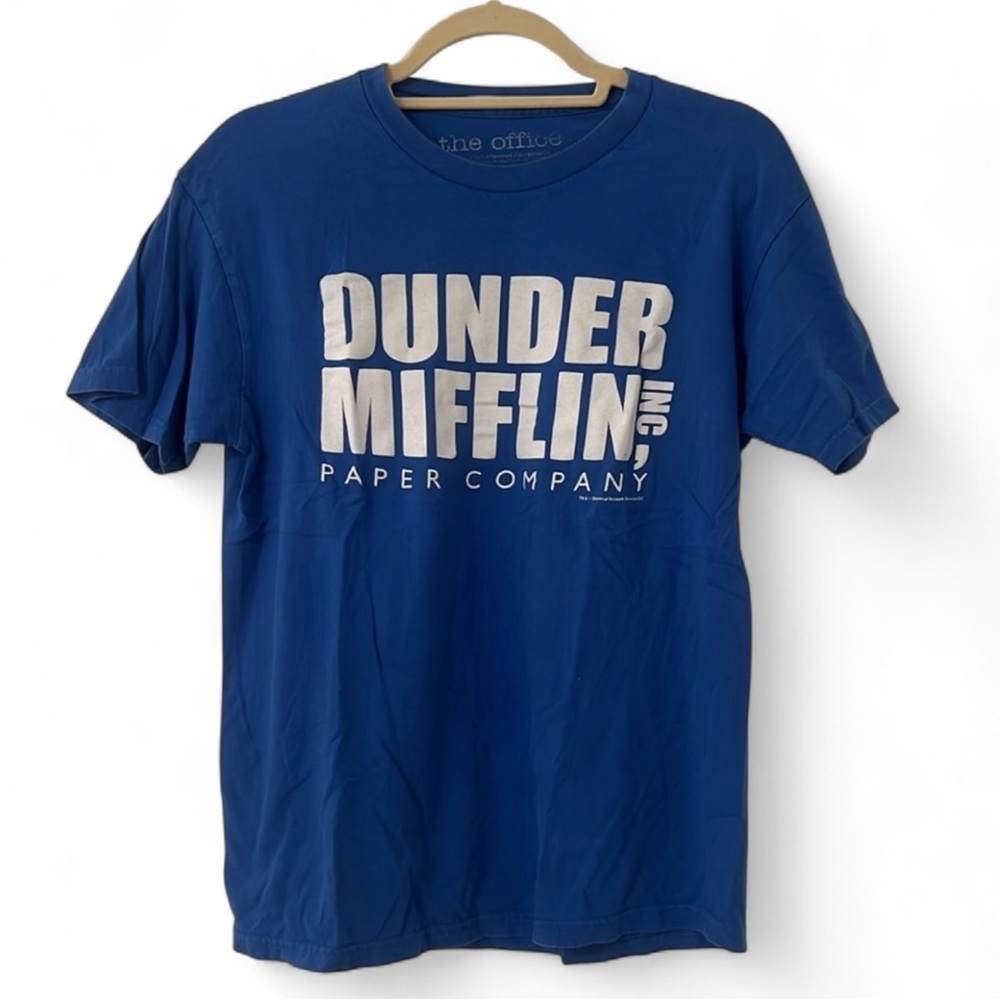 Dunder Mifflin The Office Graphic Tee Blue M